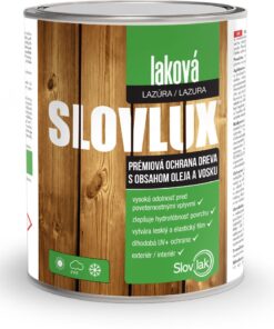 Laková lazúra SLOVLUX www.pulzar.sk Farby Laky