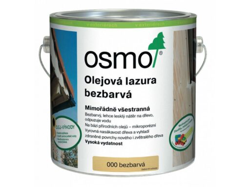 Osmo - Olejová Lazúra Bezfarebná 000 Bezfarebný - hodvábny lesk www.pulzar.sk